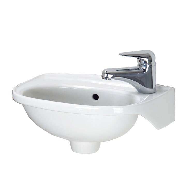 Barclay 4-551 Tina Wall Hung Basin Right Hole With Hangers