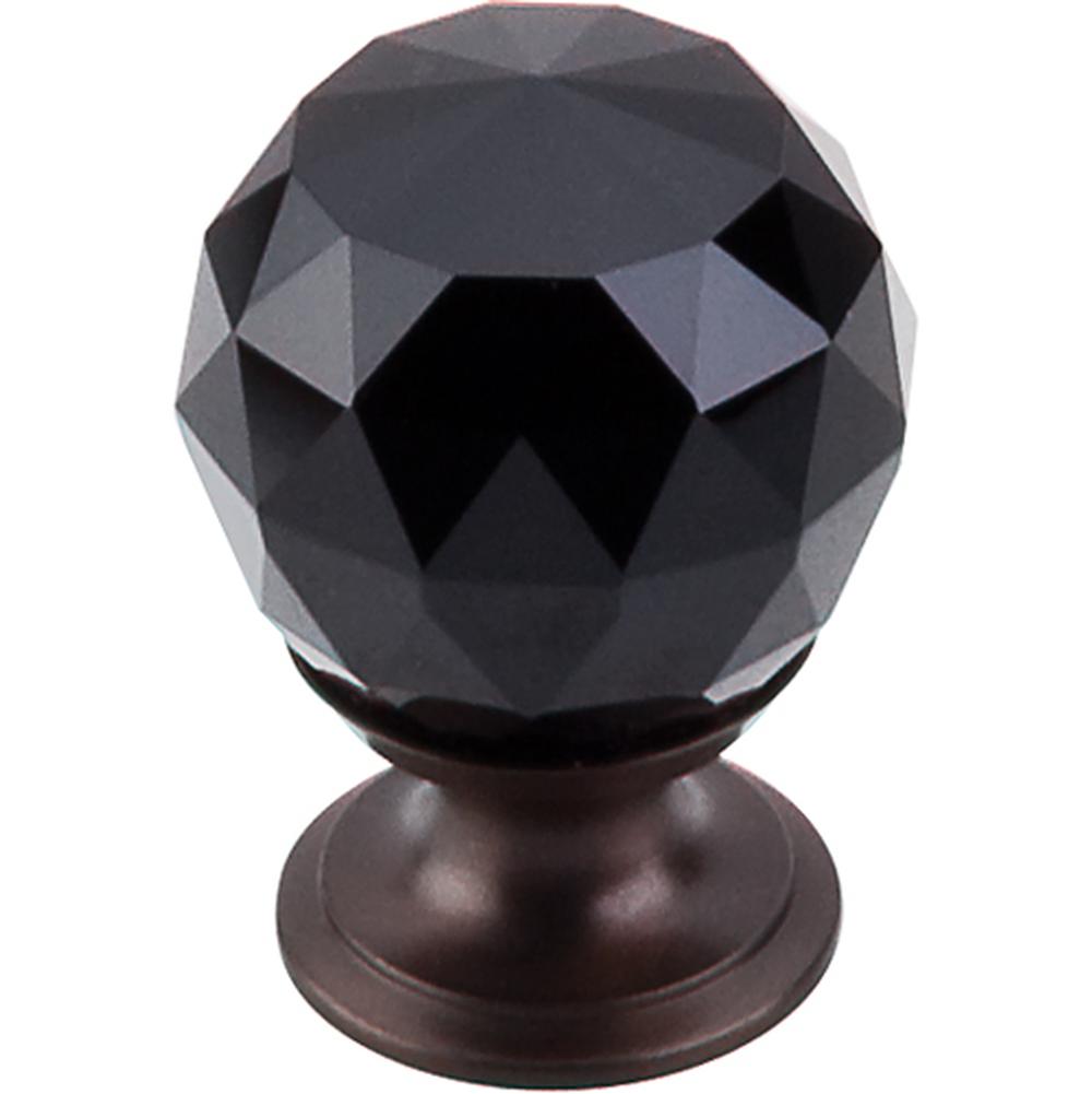 Top Knobs Black Crystal Knob Base
