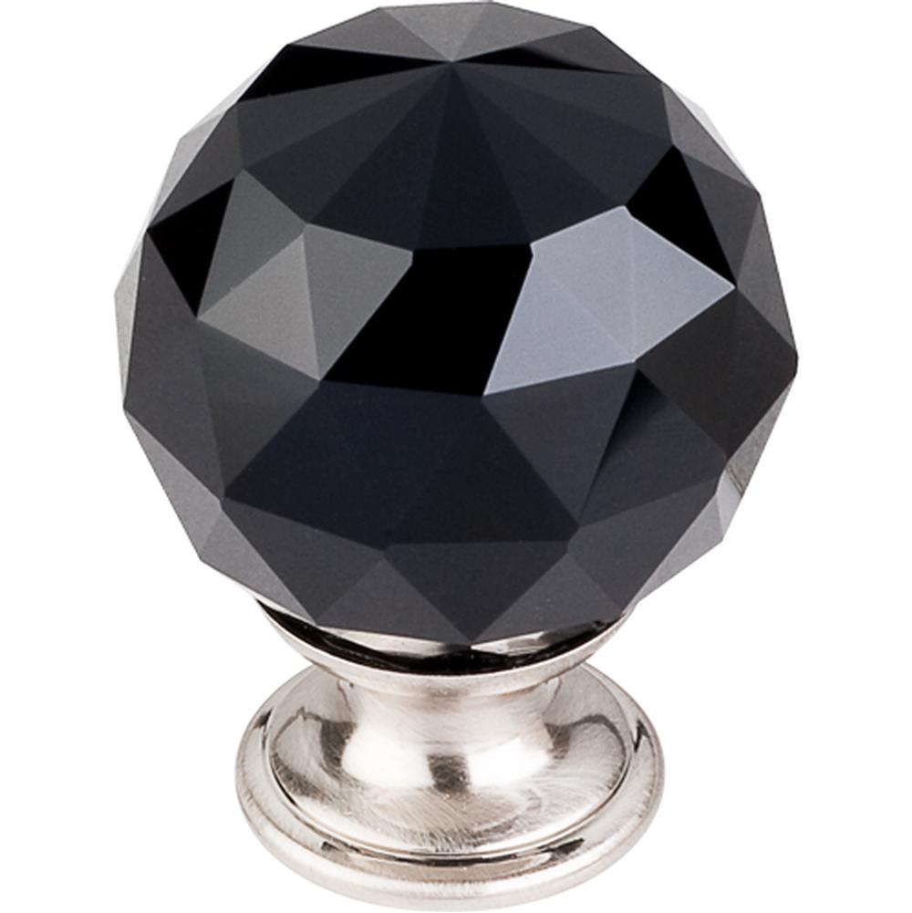 Top Knobs Black Crystal Knob Base