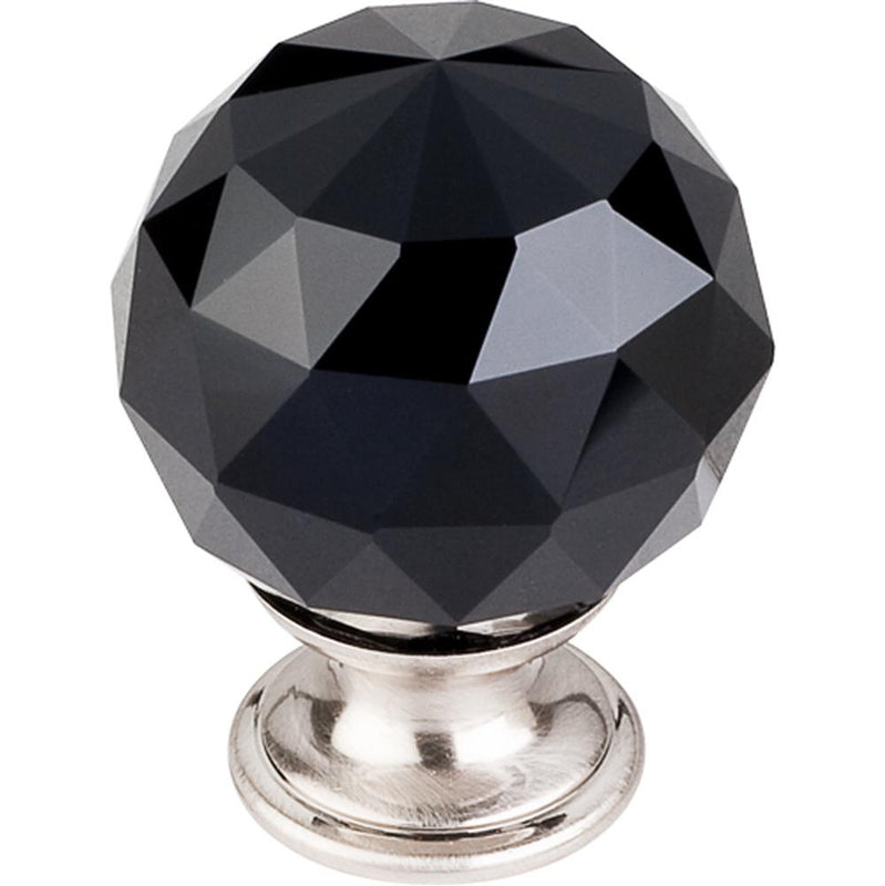 Top Knobs Black Crystal Knob Base