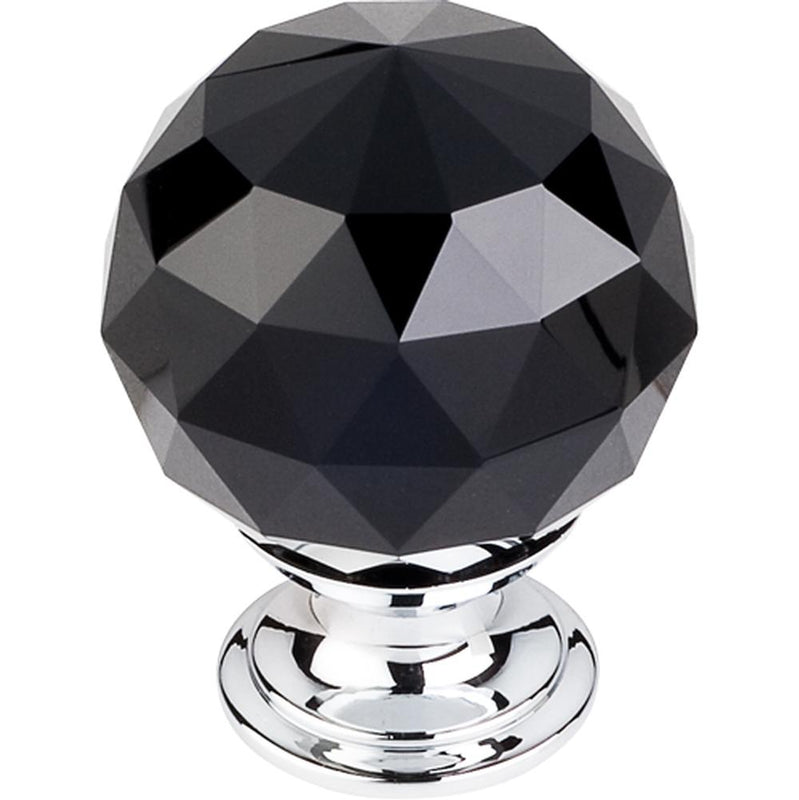 Top Knobs Black Crystal Knob Base