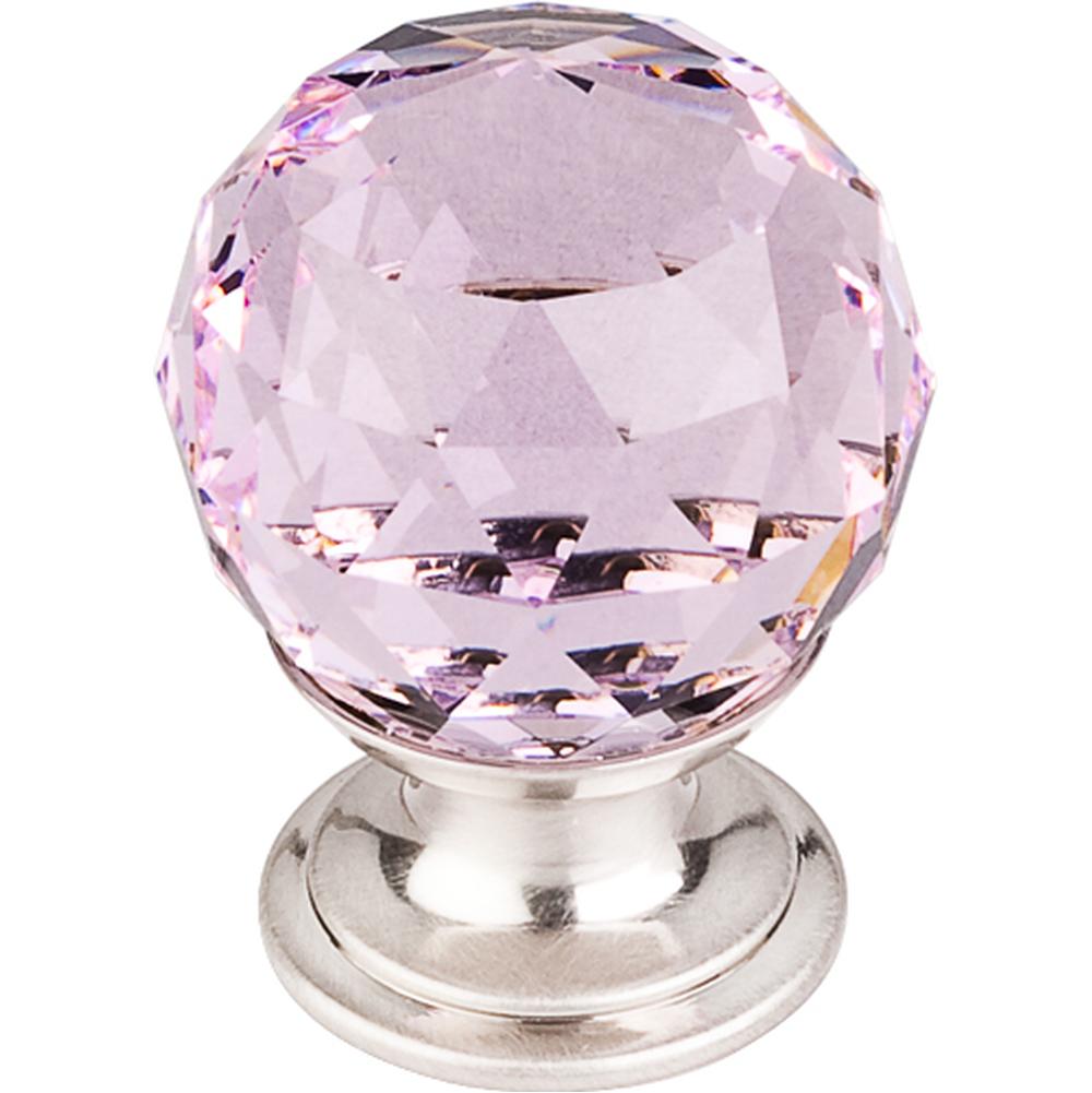 Top Knobs Pink Crystal Knob Base - Parent