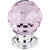 Top Knobs Pink Crystal Knob Base