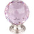 Top Knobs Pink Crystal Knob Base