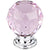 Top Knobs Pink Crystal Knob Base