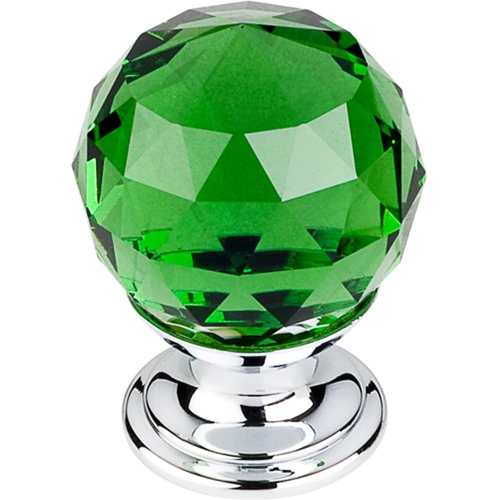Top Knobs Green Crystal Knob Base