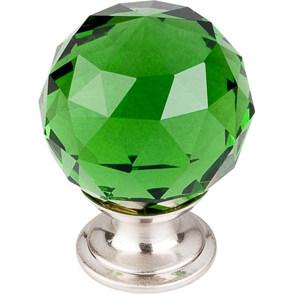 Top Knobs Green Crystal Knob Base