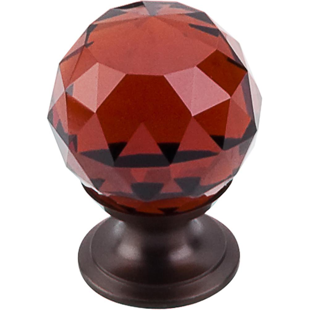 Top Knobs Wine Crystal Knob Base
