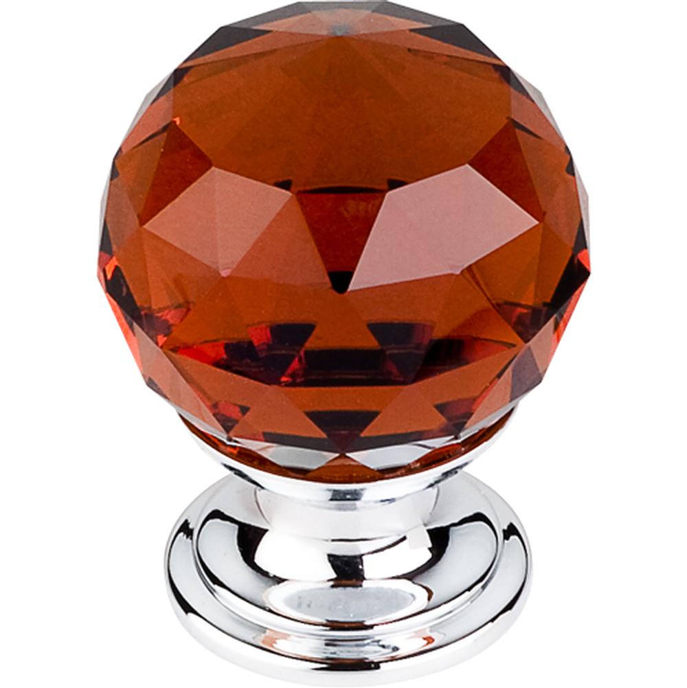 Top Knobs Wine Crystal Knob Base
