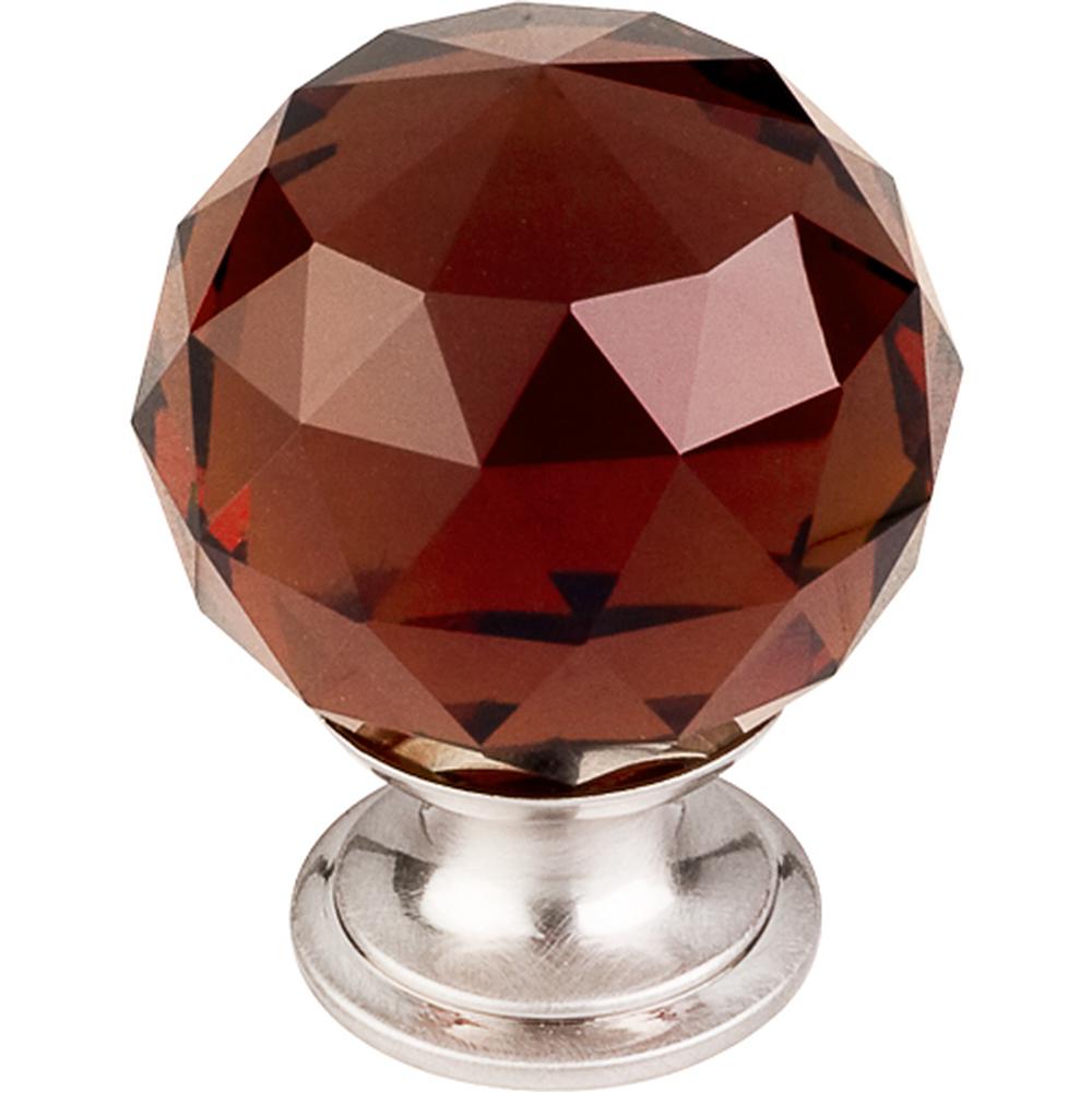 Top Knobs Wine Crystal Knob Base