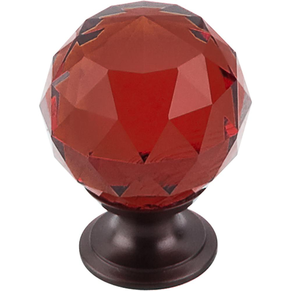 Top Knobs Wine Crystal Knob Base