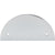 Top Knobs TK54 Half Circle Backplate 3 1/2"
