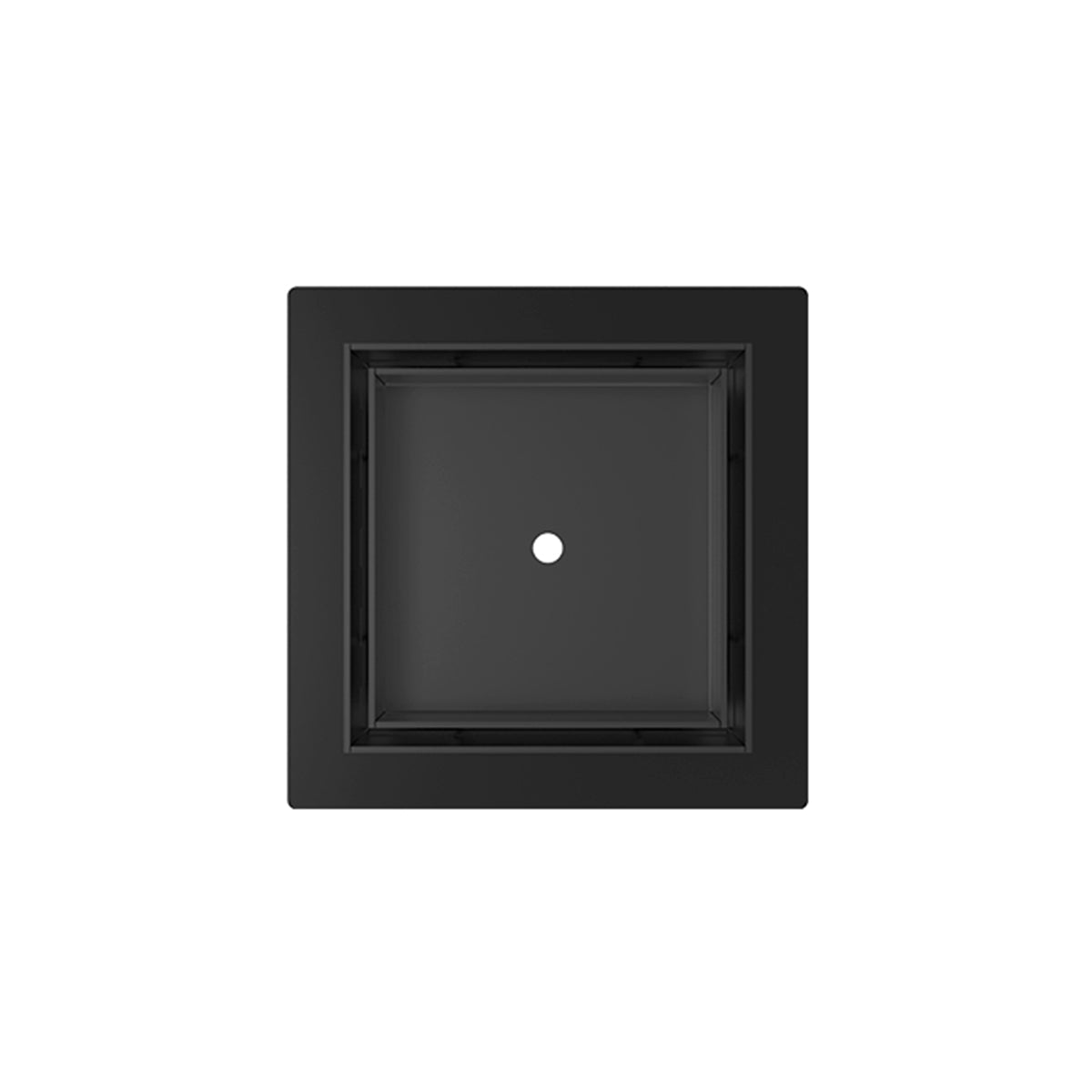 Infinity Drain TLF 5  5� x 5� Flanged Tile Drain Strainer for 3/8" tile with 2� Throat