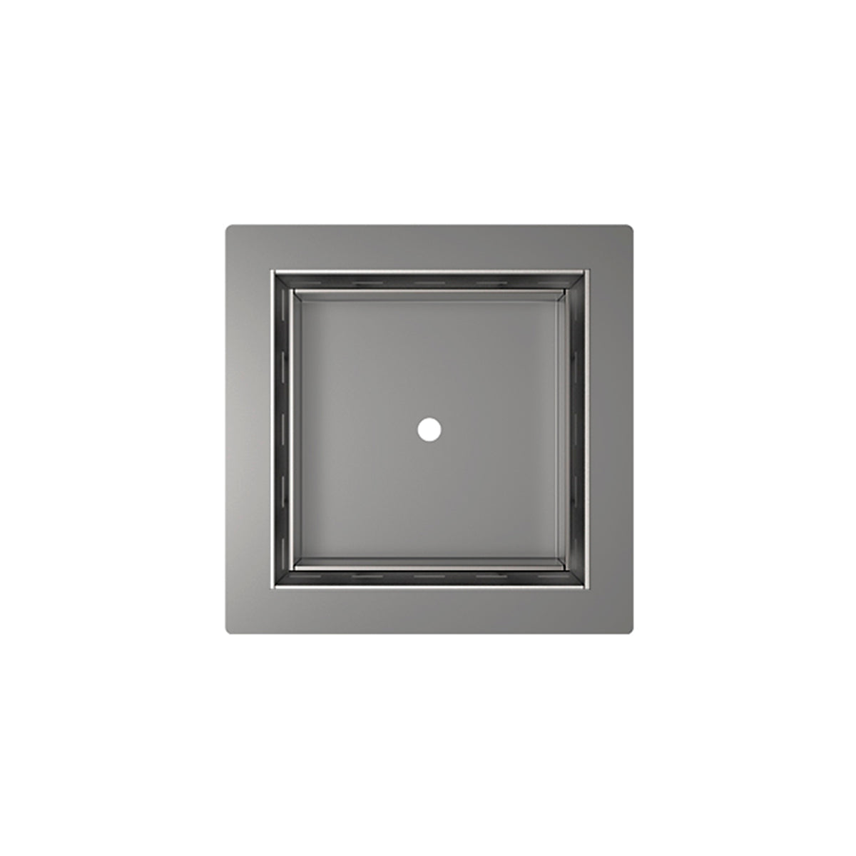 Infinity Drain TLF 5  5� x 5� Flanged Tile Drain Strainer for 3/8" tile with 2� Throat