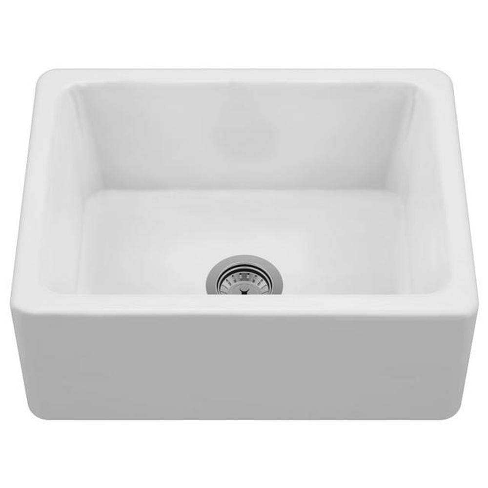 Prochef by Julien TM125-FS-241810 Proterra M125 Sink Farmhouse Single 20-5/8X14-3/4X9 - White