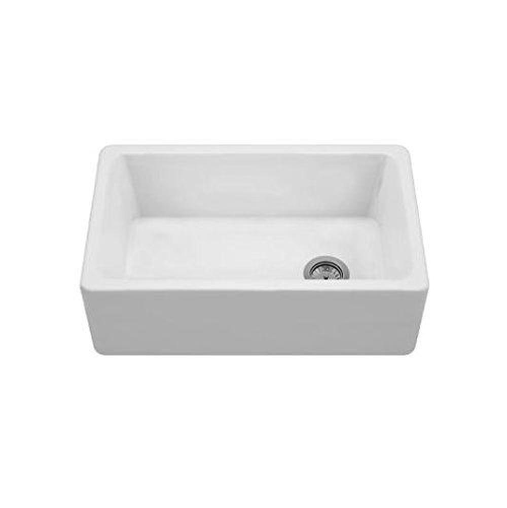 Prochef by Julien TM125-FS-301810 Proterra M125 Sink Farmhouse Single 26-5/8X14-3/4X9 - White