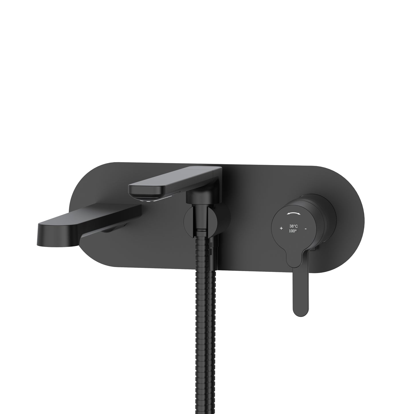 Riobel TNB21 Nibi Wall Mount Thermostatic/Pressure Balance Tub Filler Trim