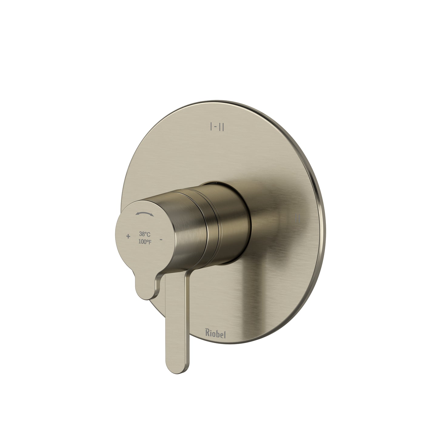 Riobel TNB23 Nibi 1/2" Therm & Pressure Balance Trim With 3 Functions