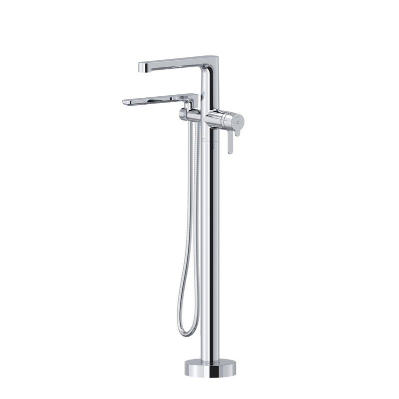 Riobel TNB39 Nibi Thermostatic Single Hole Floor Mount Tub Filler Trim