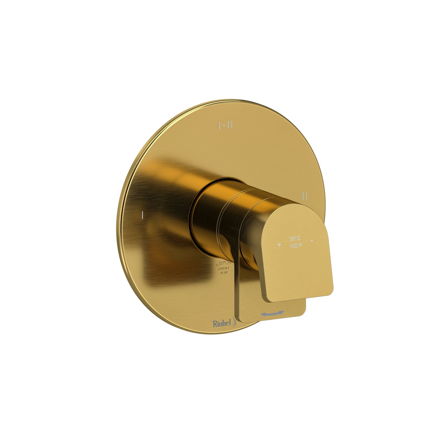 Riobel TOD23 Ode 1/2" Therm & Pressure Balance Trim With 3 Functions - Parent