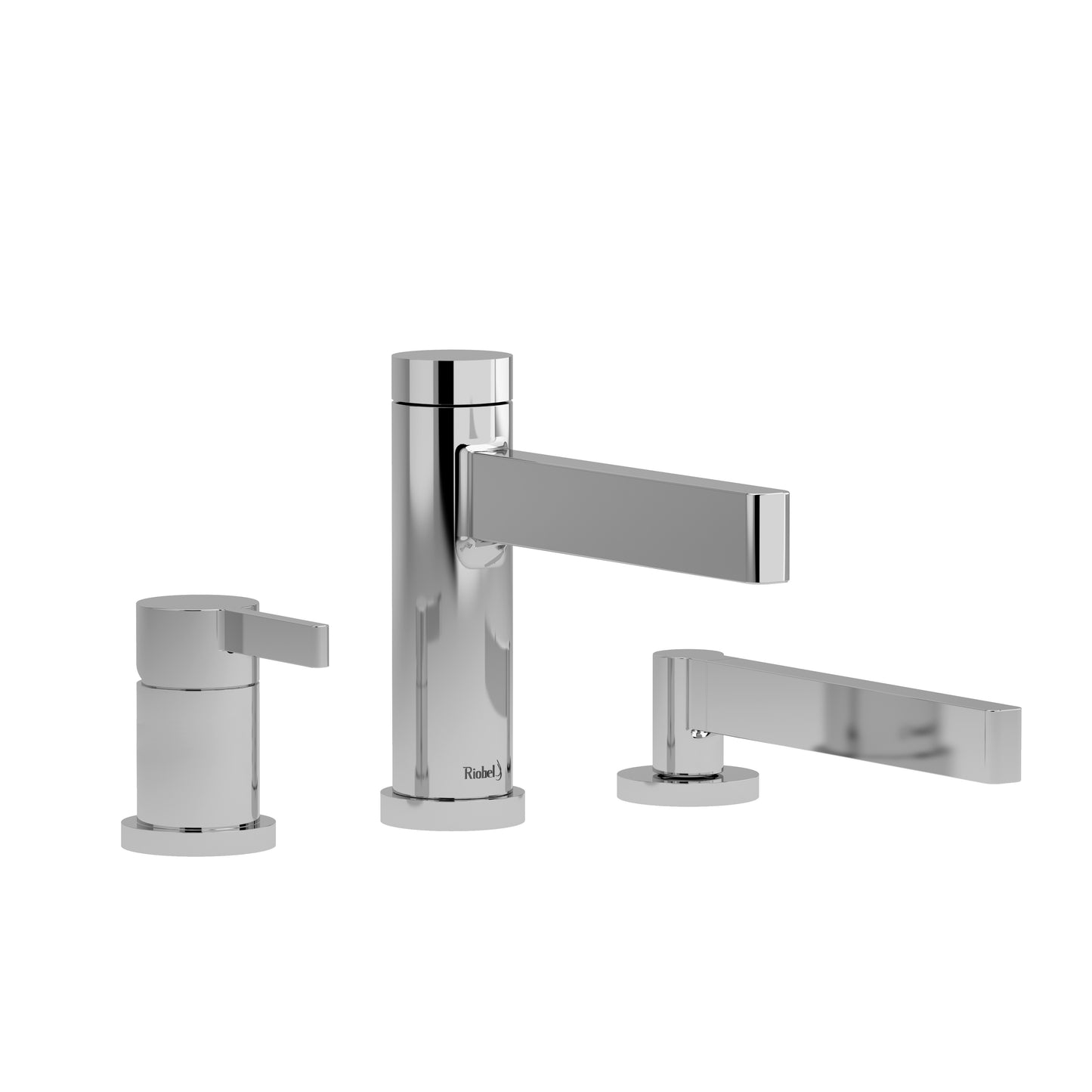 Riobel TPX16 Paradox 3-Hole Pressure Balance Deck Mount Tub Filler Trim