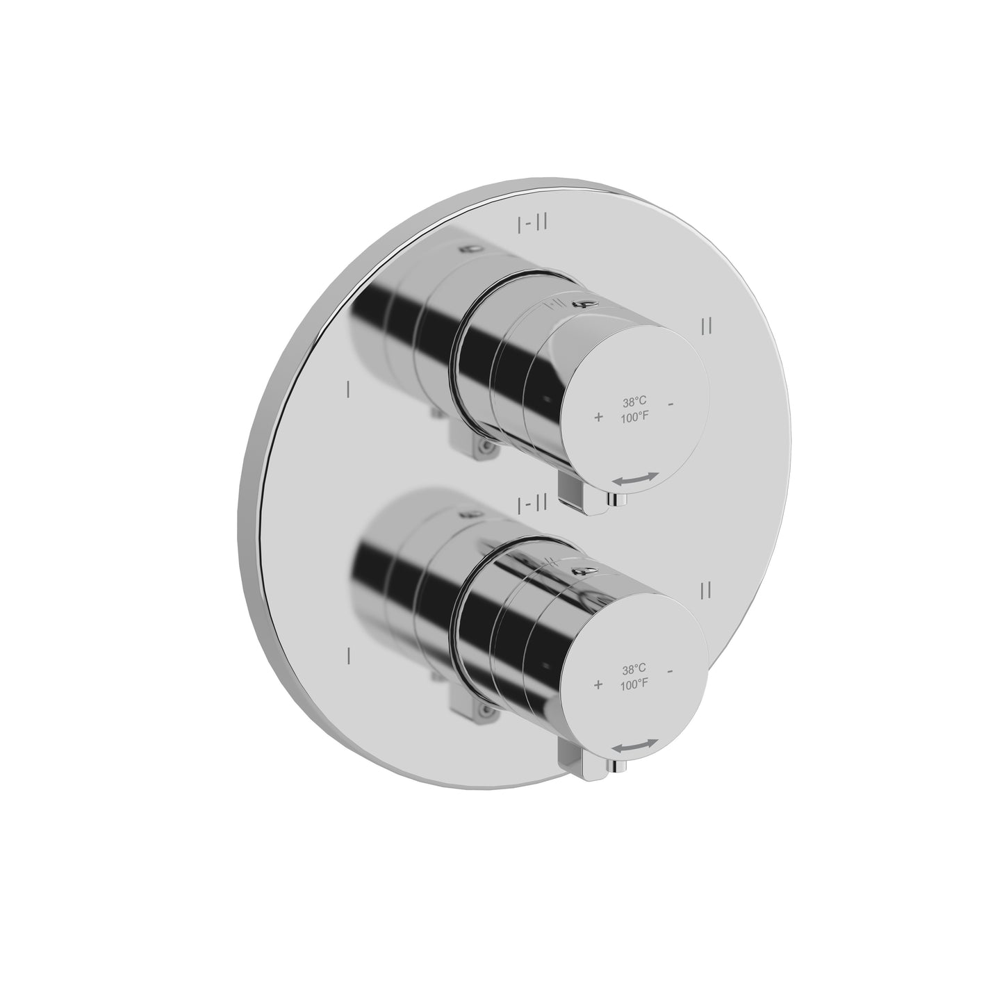 Riobel TPXTM46C 3/4" Therm & Pressure Balance Trim With 6 Functions