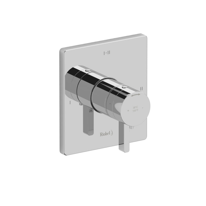 Riobel TPXTQ23 Paradox 1/2" Therm & Pressure Balance Trim With 3 Functions