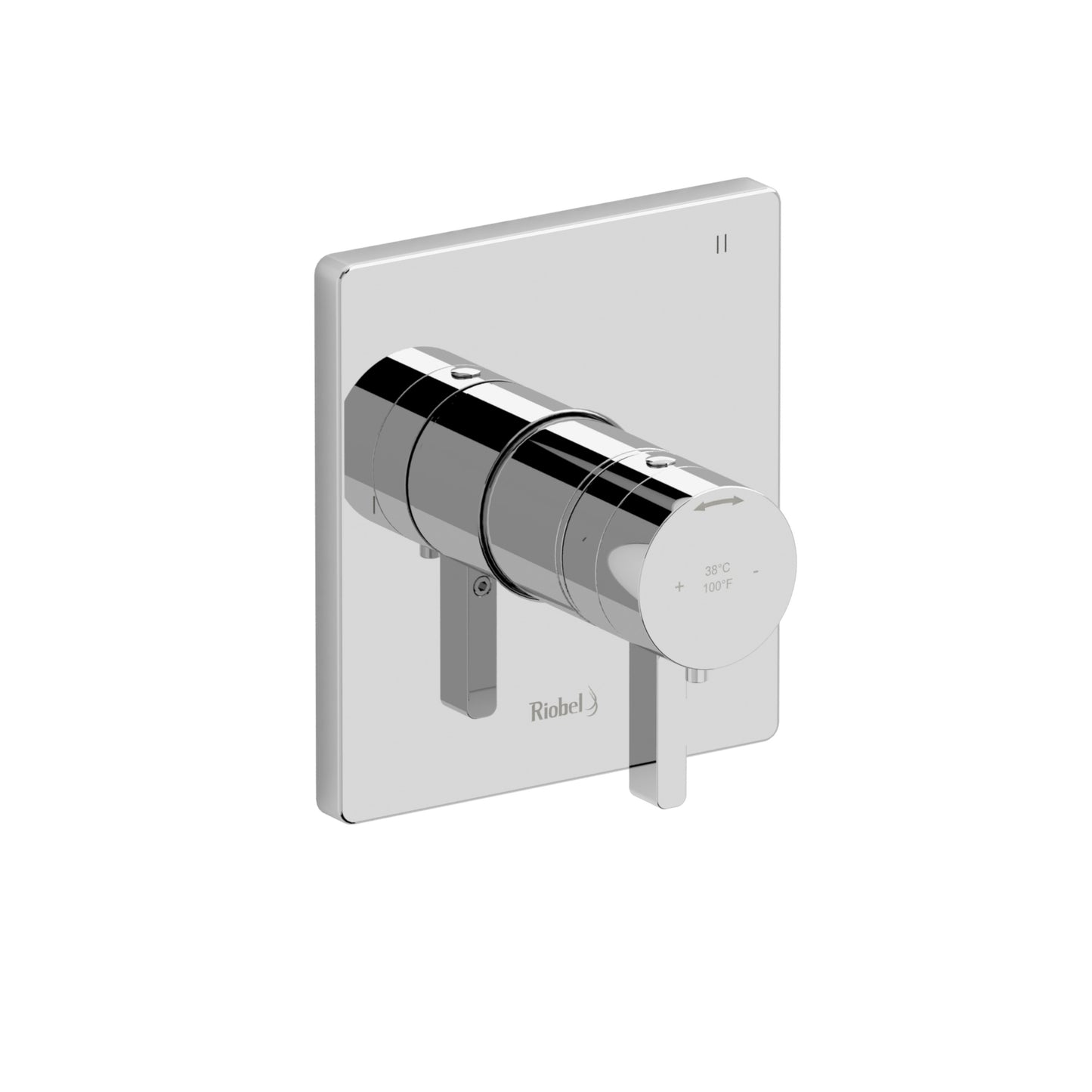 Riobel TPXTQ45 Paradox 1/2" Therm & Pressure Balance Trim With 5 Functions
