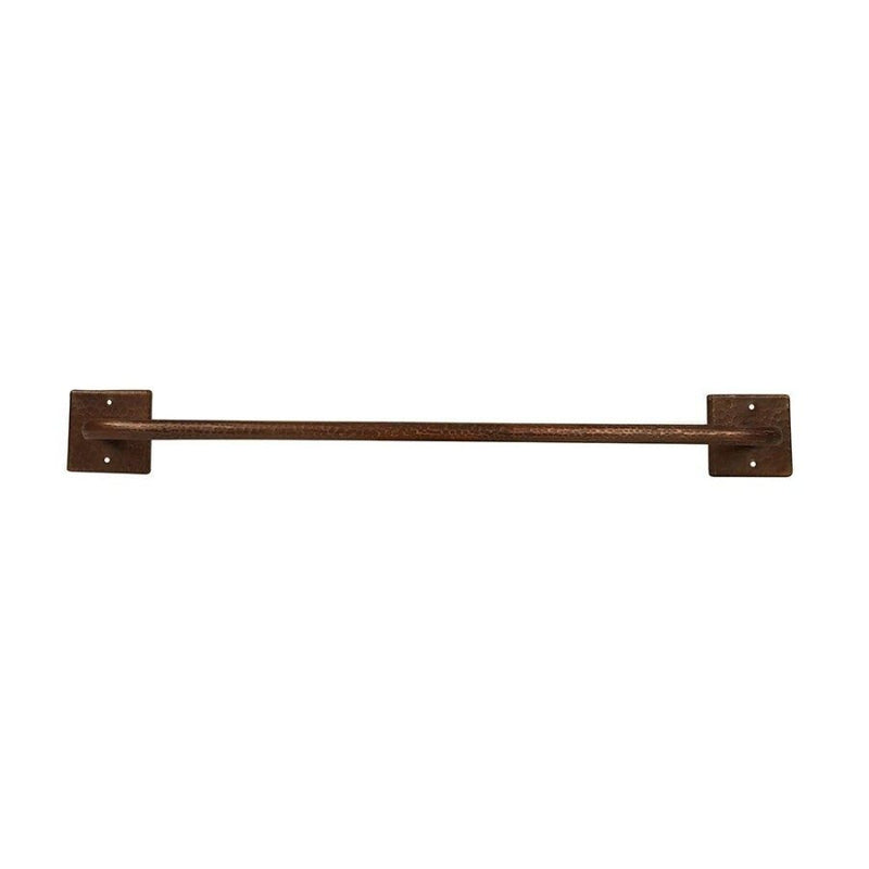 Premier Copper 24" Hand Hammered Copper Towel Bar