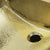 Nantucket Sinks TRB-1914-OF TRB-1914-OF - 21 Inch Hand Hammered Brass Rectangle Undermount Bathroom Sink with Overflow