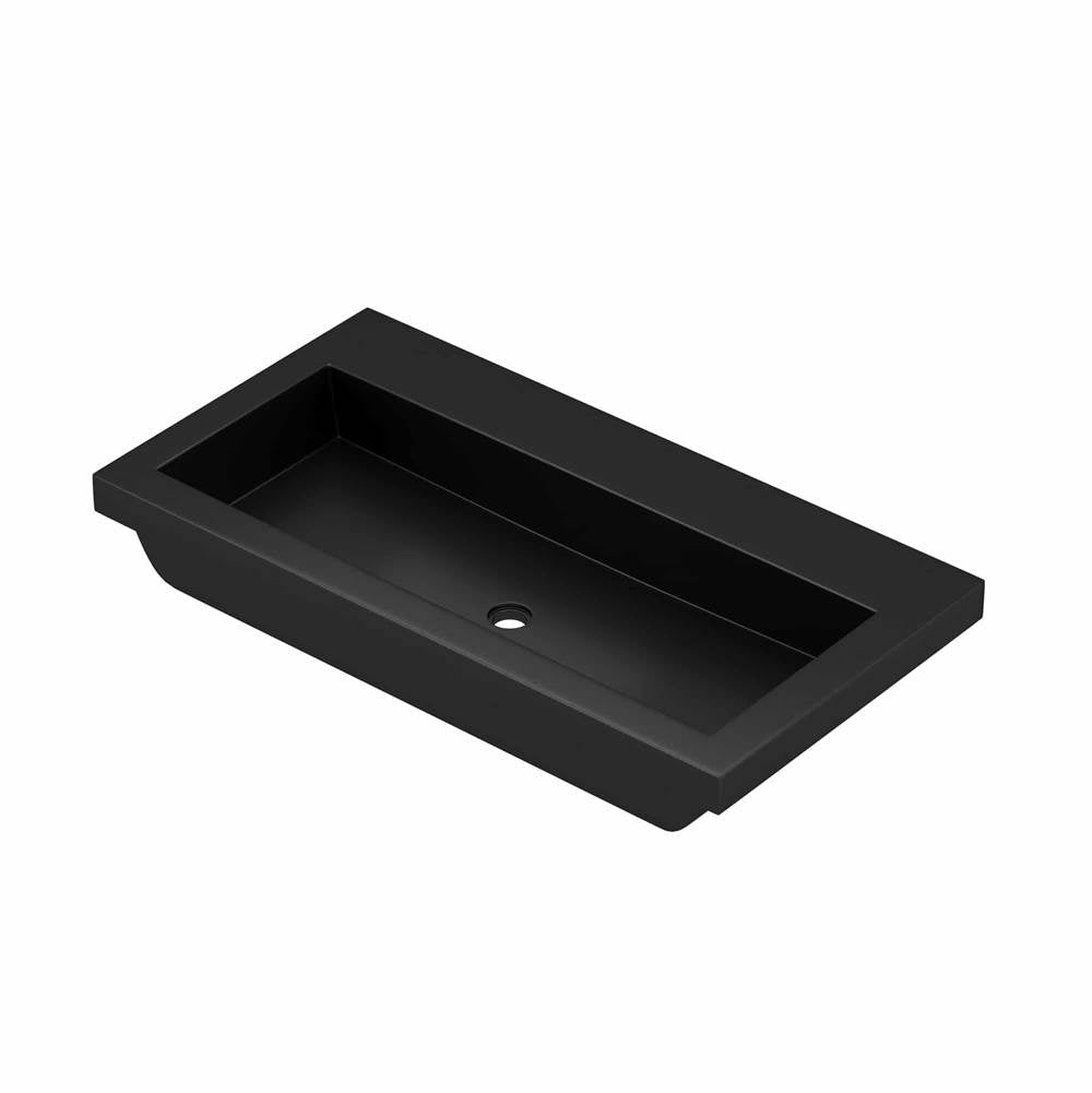 Native Trails NSL3619-X Trough 3619 Bathroom Sink -No Faucet Holes