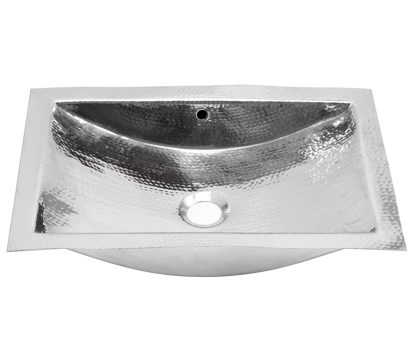 Nantucket Sinks TRS-OF Hammered Rectangle Undermount Bathroom Sink