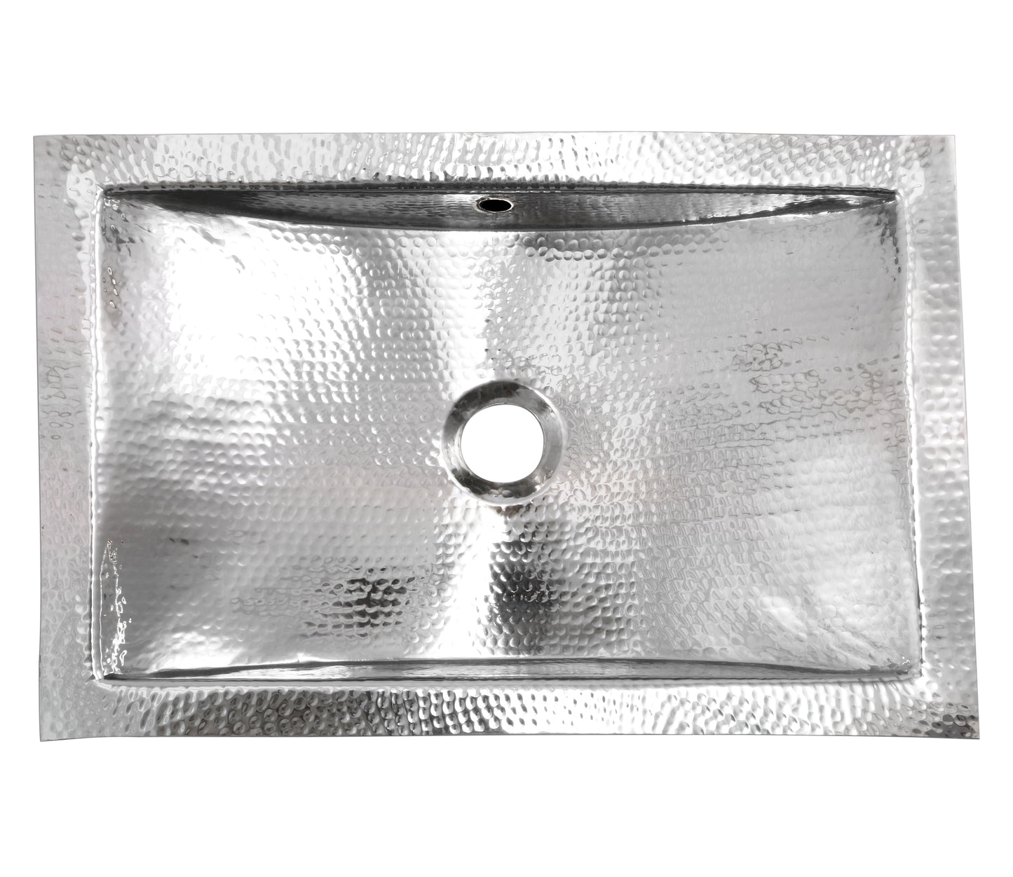 Nantucket Sinks TRS-OF Hammered Rectangle Undermount Bathroom Sink