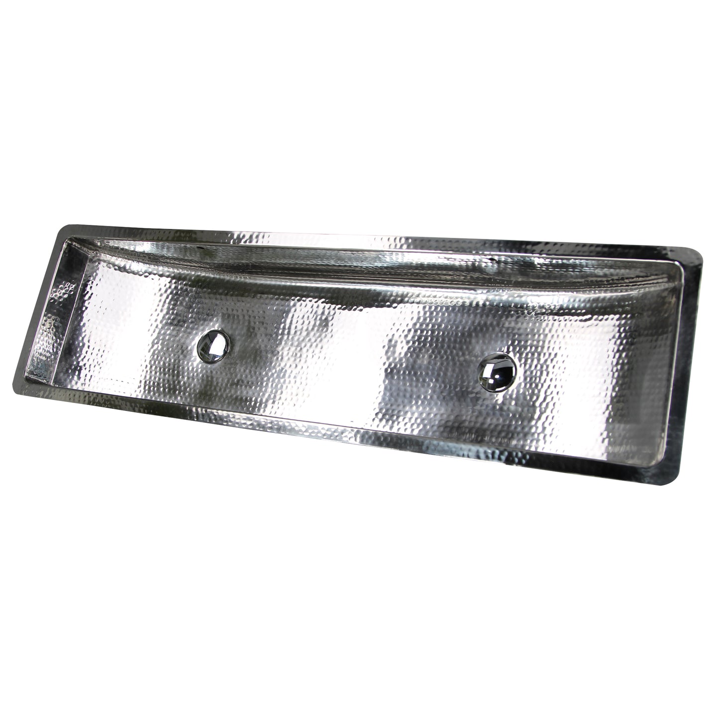 Nantucket Sinks TRS48-OF Double Trough Undermount Bathroom Sink