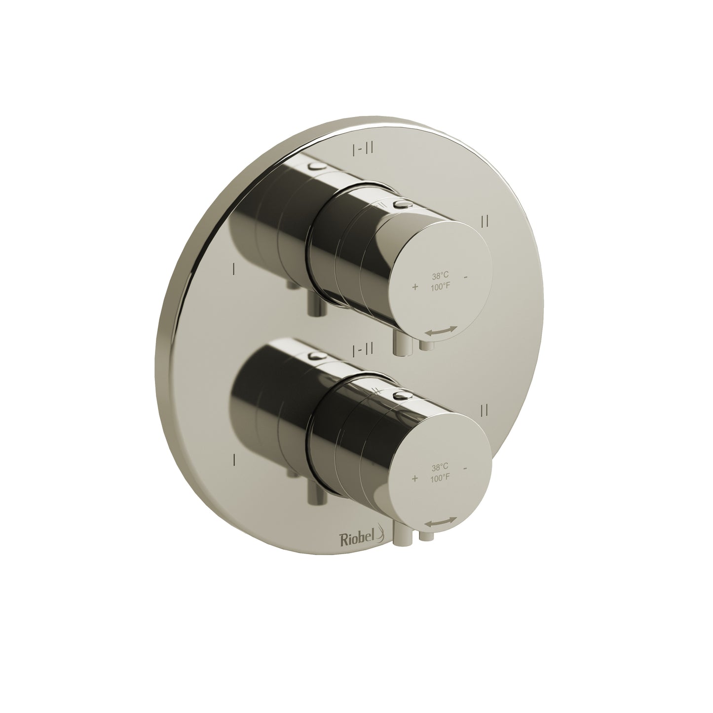 Riobel TRUTM46 Riu 3/4" Therm & Pressure Balance Trim With 6 Functions