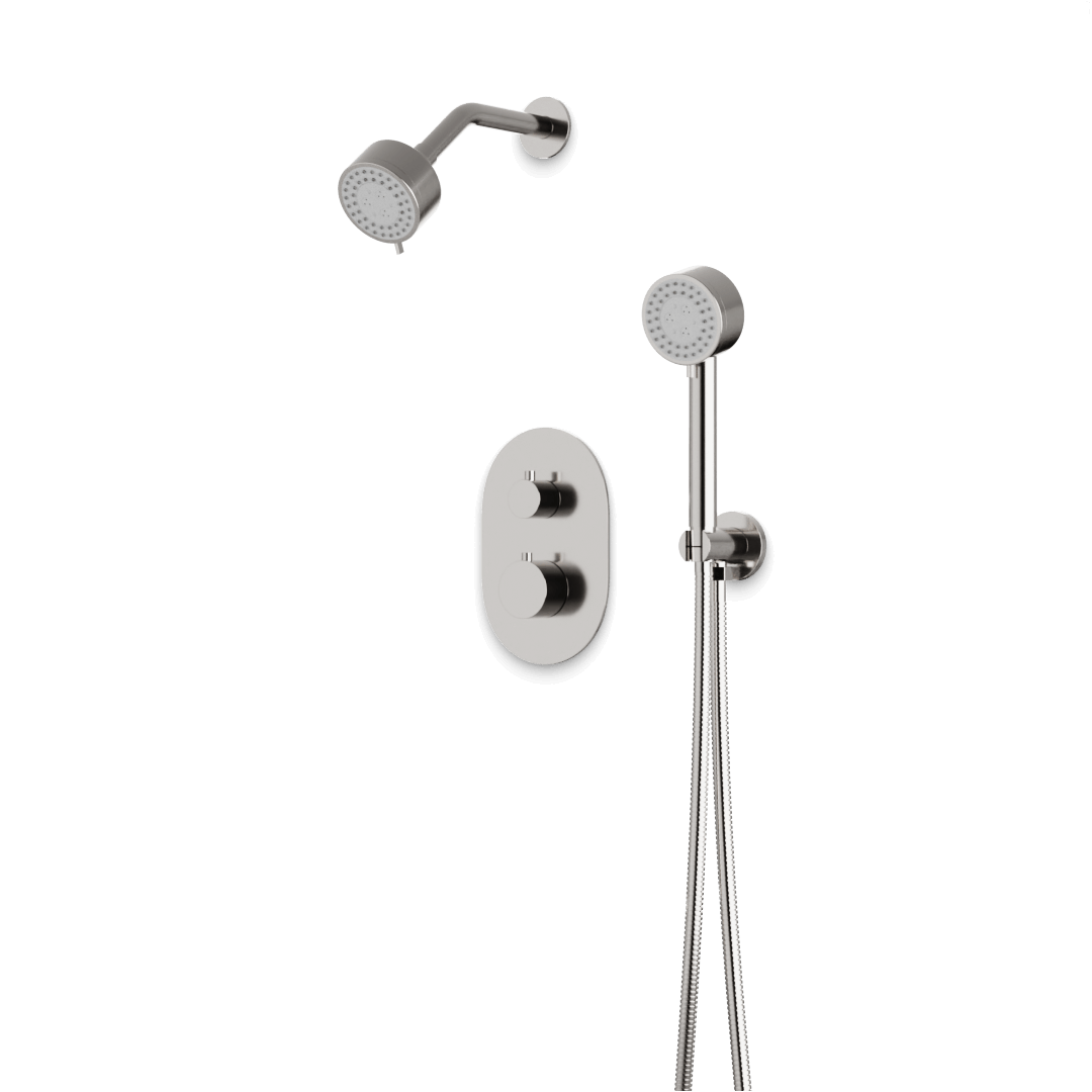 Artos TS081 Opera Thermostatic Shower Trim Kit with Multifunction Shower Head, Hand Shower