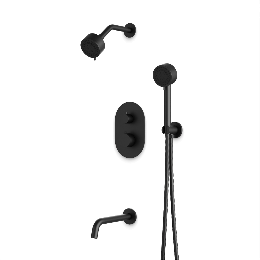 Artos TS083 Opera Thermostatic Shower Trim Kit with Multifunction Shower Head, Hand Shower, Tub Filler - Parent
