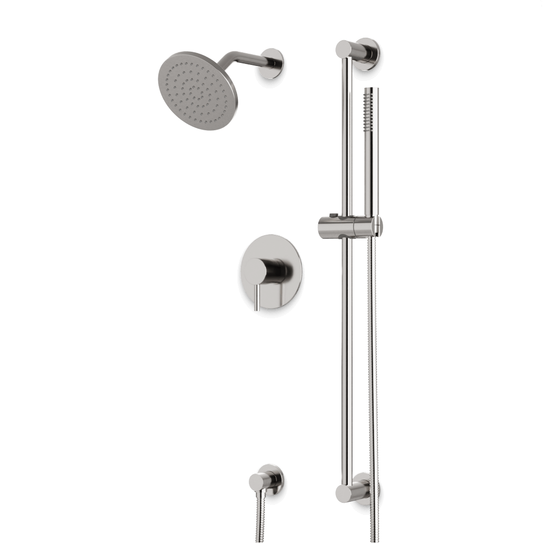 Artos TS253 Opera 2-Way Pressure Balance Shower Trim Kit with Hand Shower on Slide Bar with Separate Water Outlet