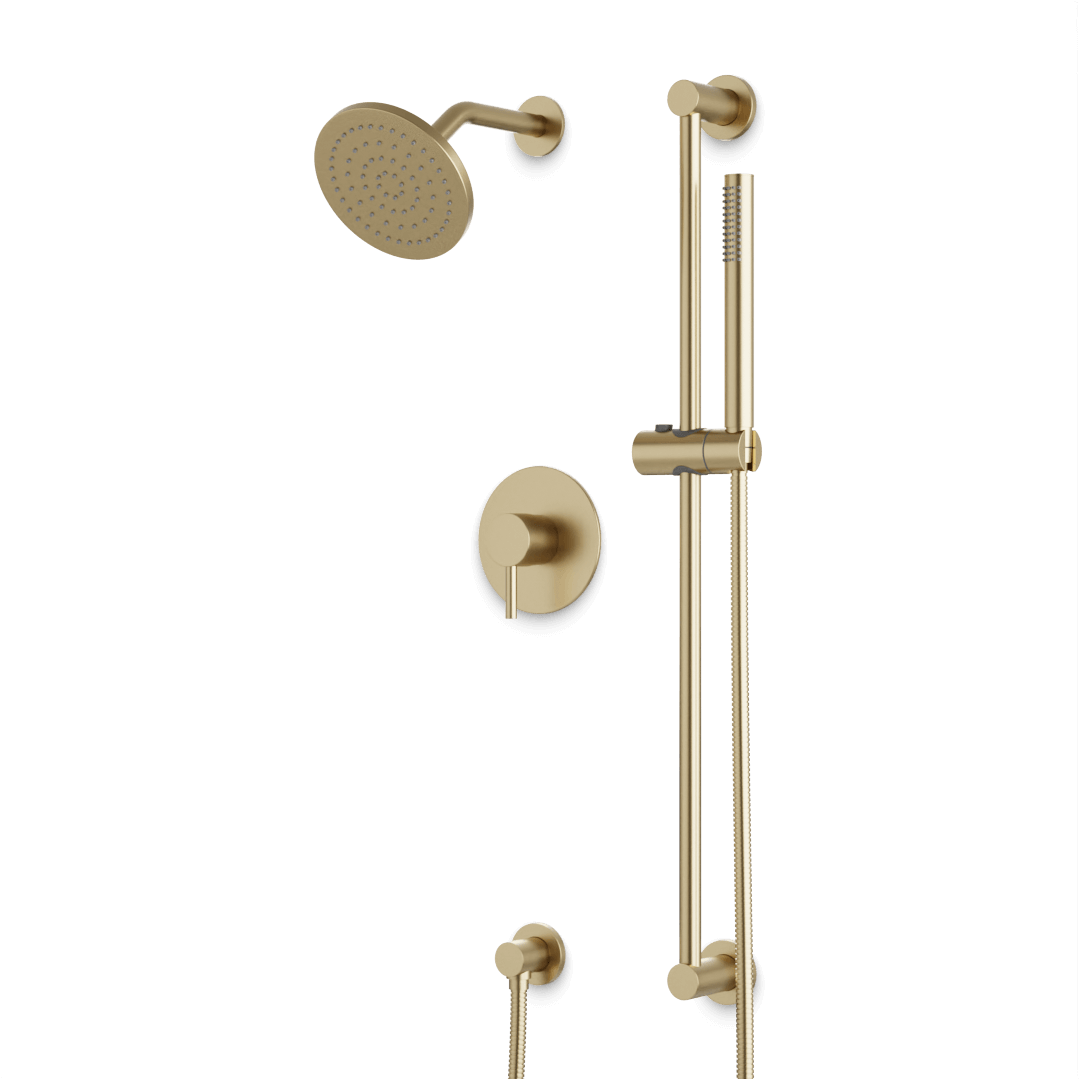 Artos TS253 Opera 2-Way Pressure Balance Shower Trim Kit with Hand Shower on Slide Bar with Separate Water Outlet