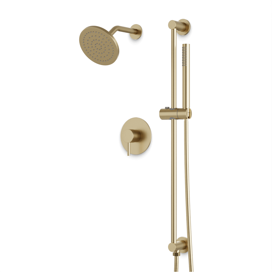 Artos TS254 Opera 2-Way Pressure Balance Shower Trim Kit with Hand Shower on Integrated Slide Bar