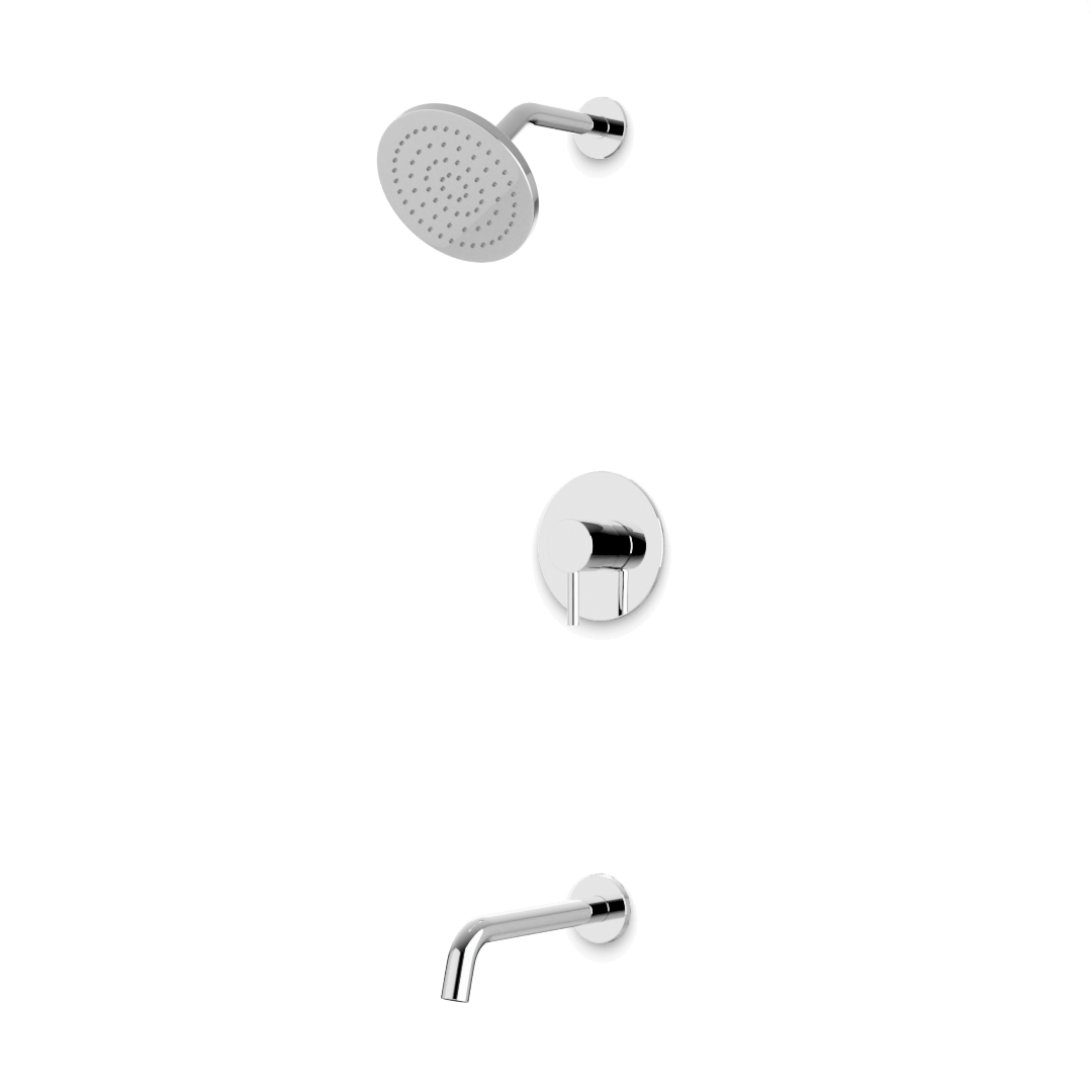 Artos TS256 Opera 2-Way Pressure Balance Shower Trim Kit with Tub Filler