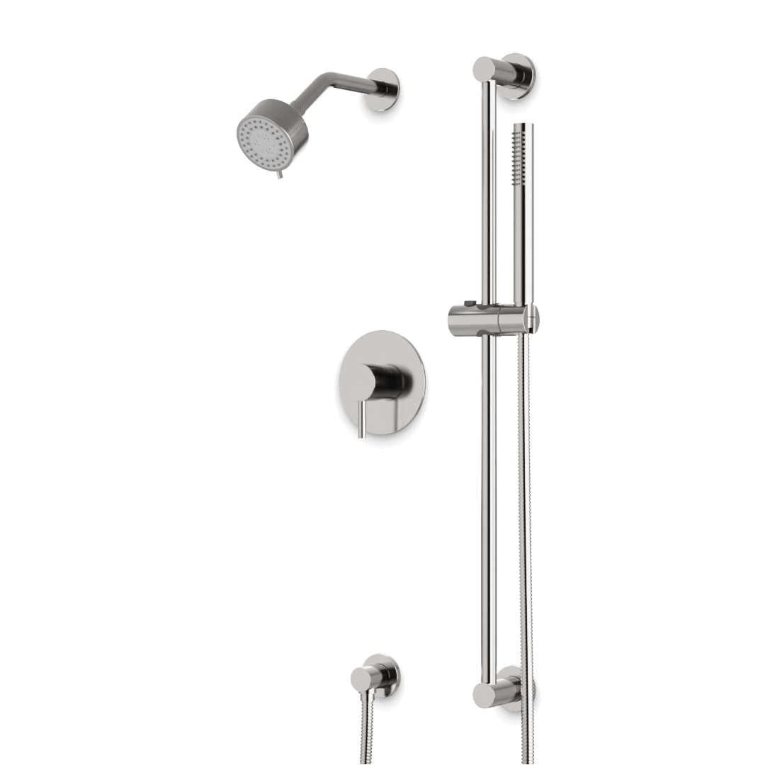 Artos TS263 Opera 2-Way Pressure Balance Multifunction Shower Trim Kit with Hand Shower on Slide Bar with Separate Water Outlet