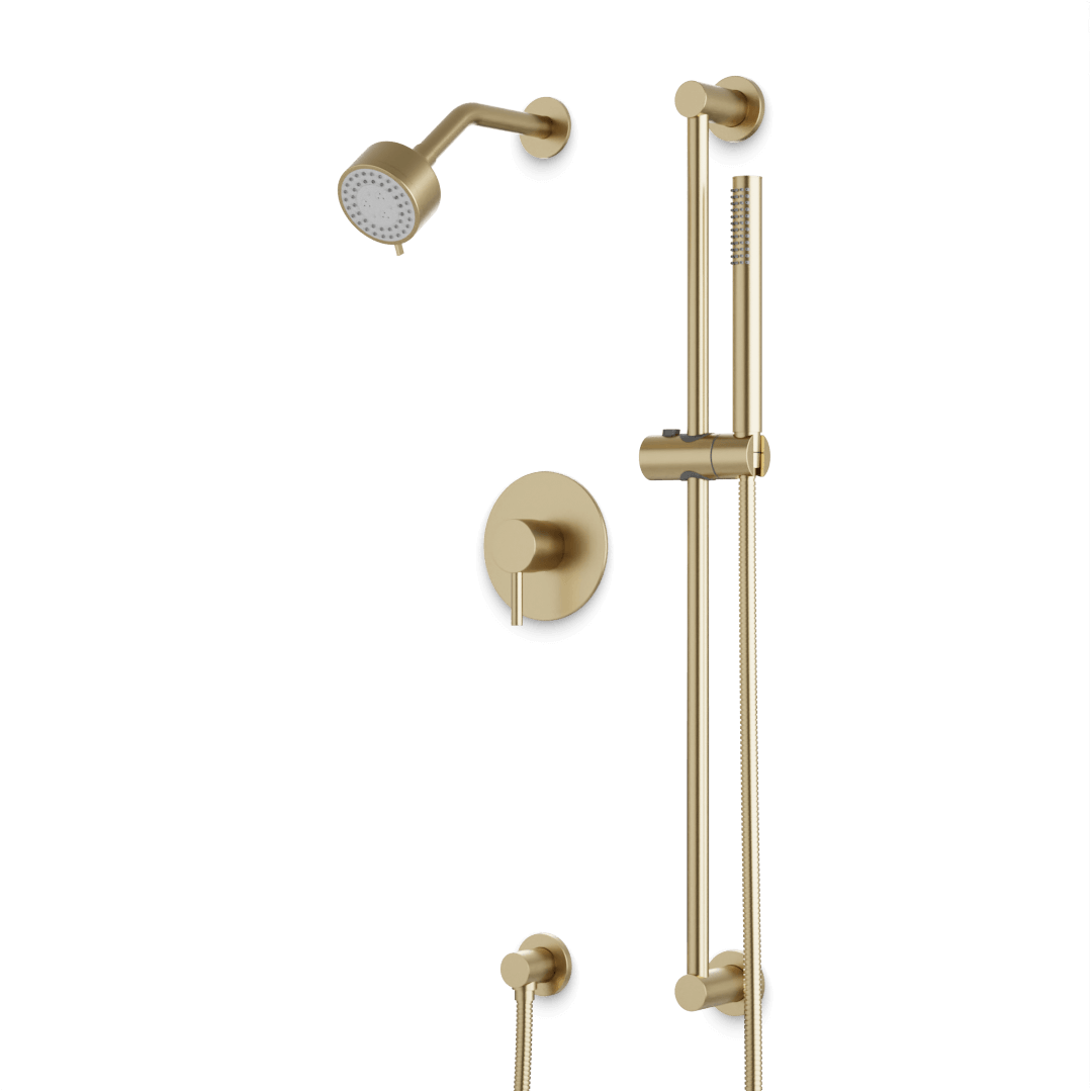 Artos TS263 Opera 2-Way Pressure Balance Multifunction Shower Trim Kit with Hand Shower on Slide Bar with Separate Water Outlet