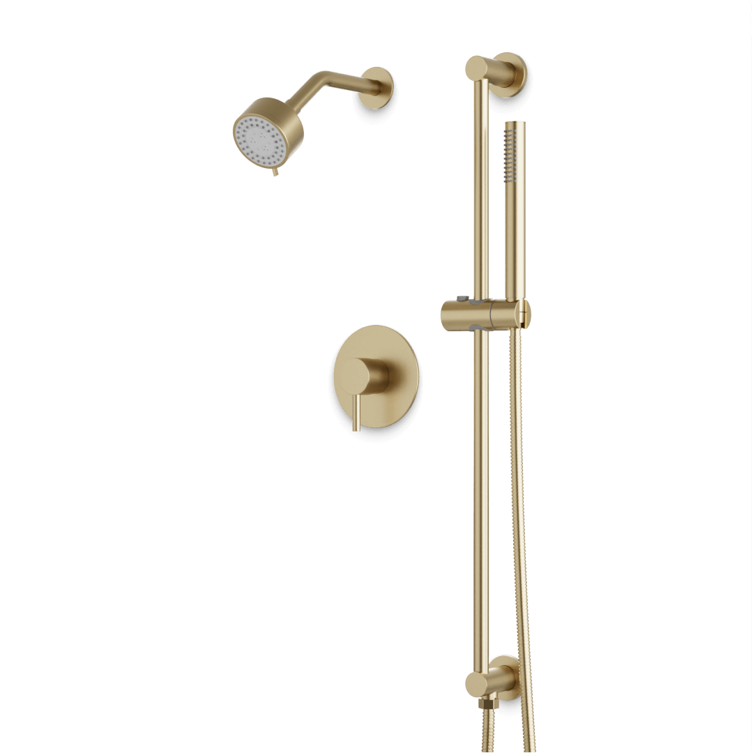 Artos TS264 Opera 2-Way Pressure Balance Multifunction Shower Trim Kit with Hand Shower on Integrated Slide Bar