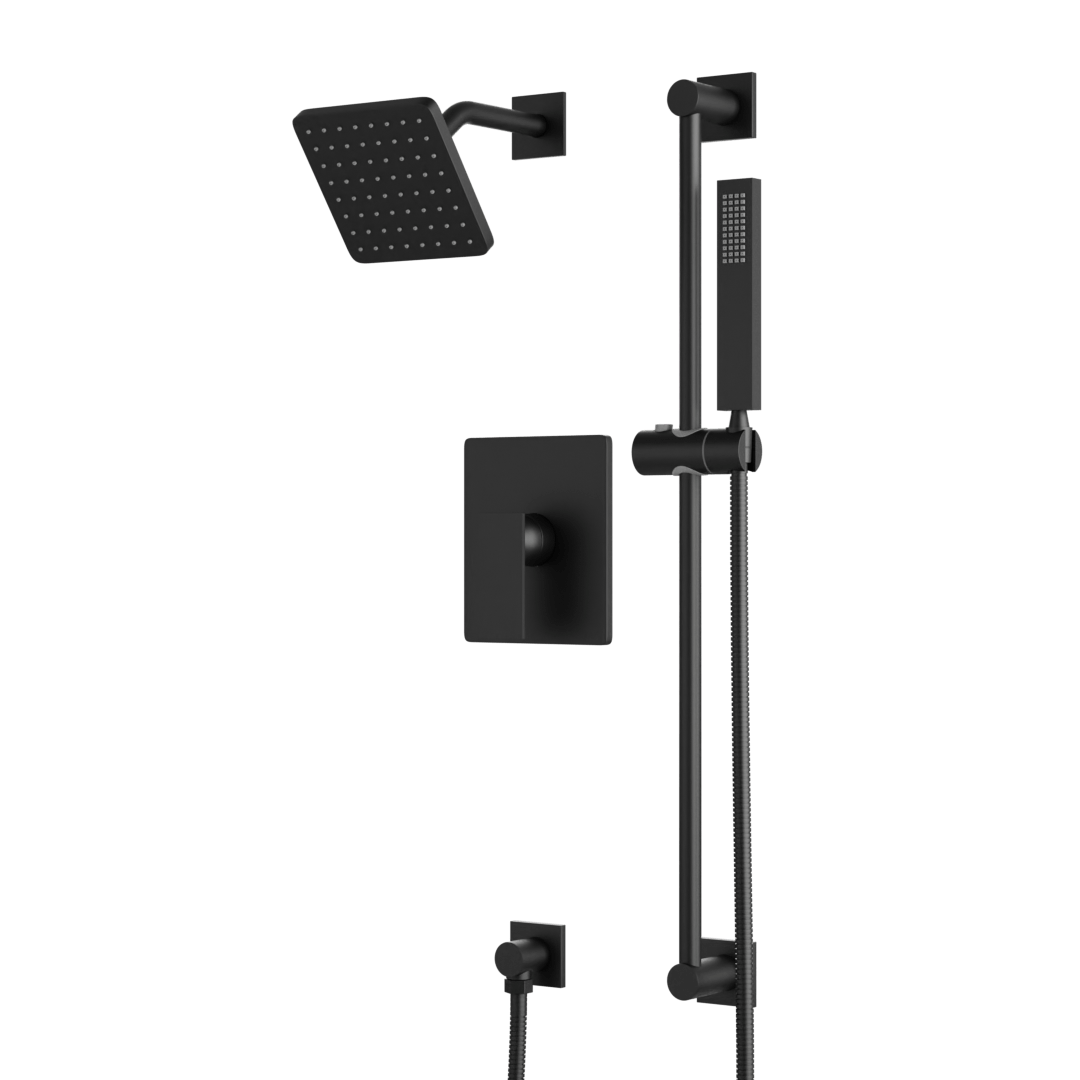 Artos TS273 Edge 2-Way Pressure Balance Shower Trim Kit with Hand Shower on Slide Bar with Separate Water Outlet - Parent