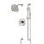 Artos TS283 Classic 2-Way Pressure Balance Shower Trim Kit with Hand Shower on Slide Bar with Separate Water Outlet
