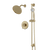 Artos TS284 Classic 2-Way Pressure Balance Shower Trim Kit with Hand Shower on Integrated Slide Bar