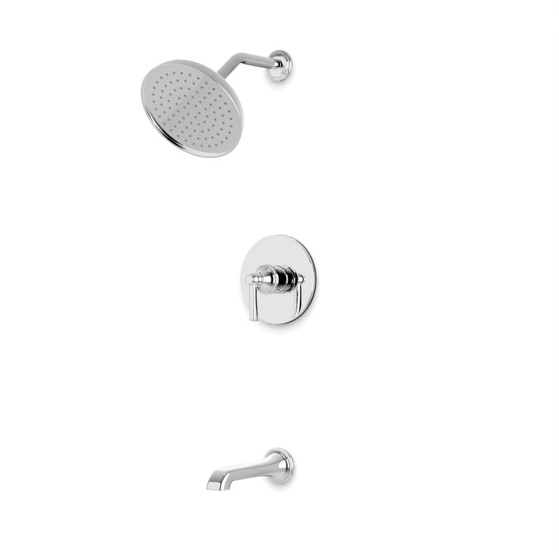 Artos TS286 Classic 2-Way Pressure Balance Shower Trim Kit with Tub Filler