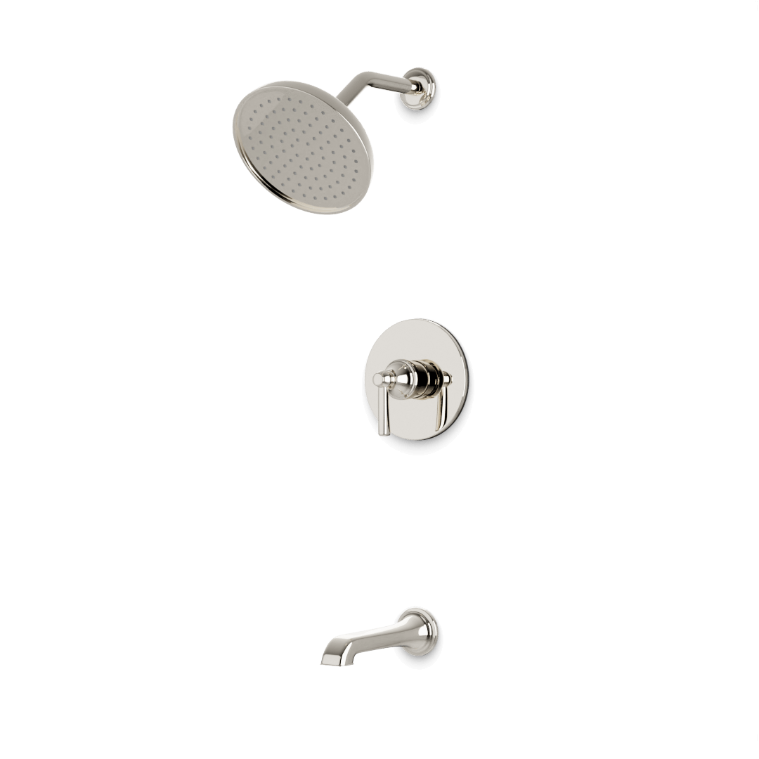 Artos TS286 Classic 2-Way Pressure Balance Shower Trim Kit with Tub Filler