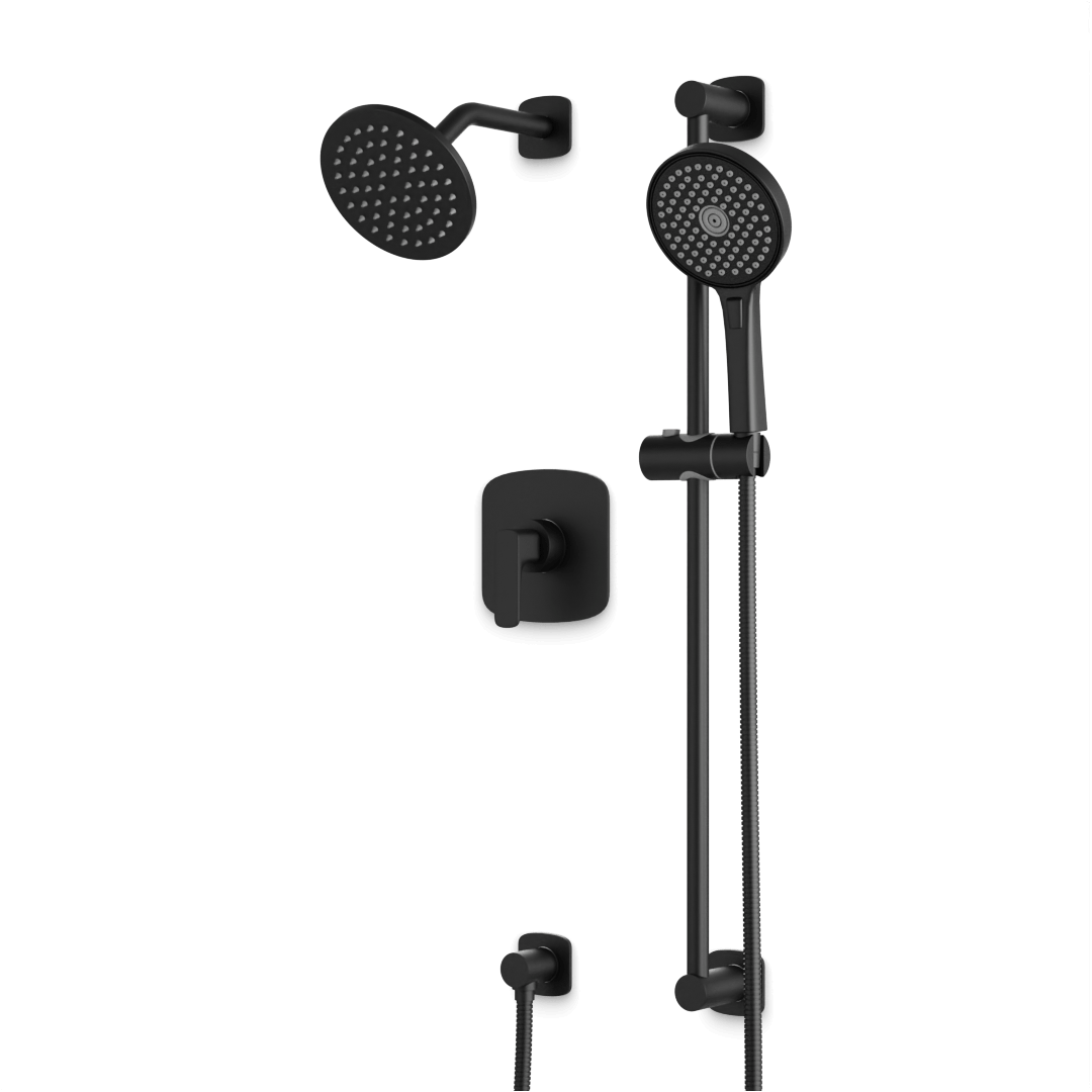 Artos TS293 Harmony 2-Way Pressure Balance Shower Trim Kit with Hand Shower on Slide Bar with Separate Water Outlet - Parent